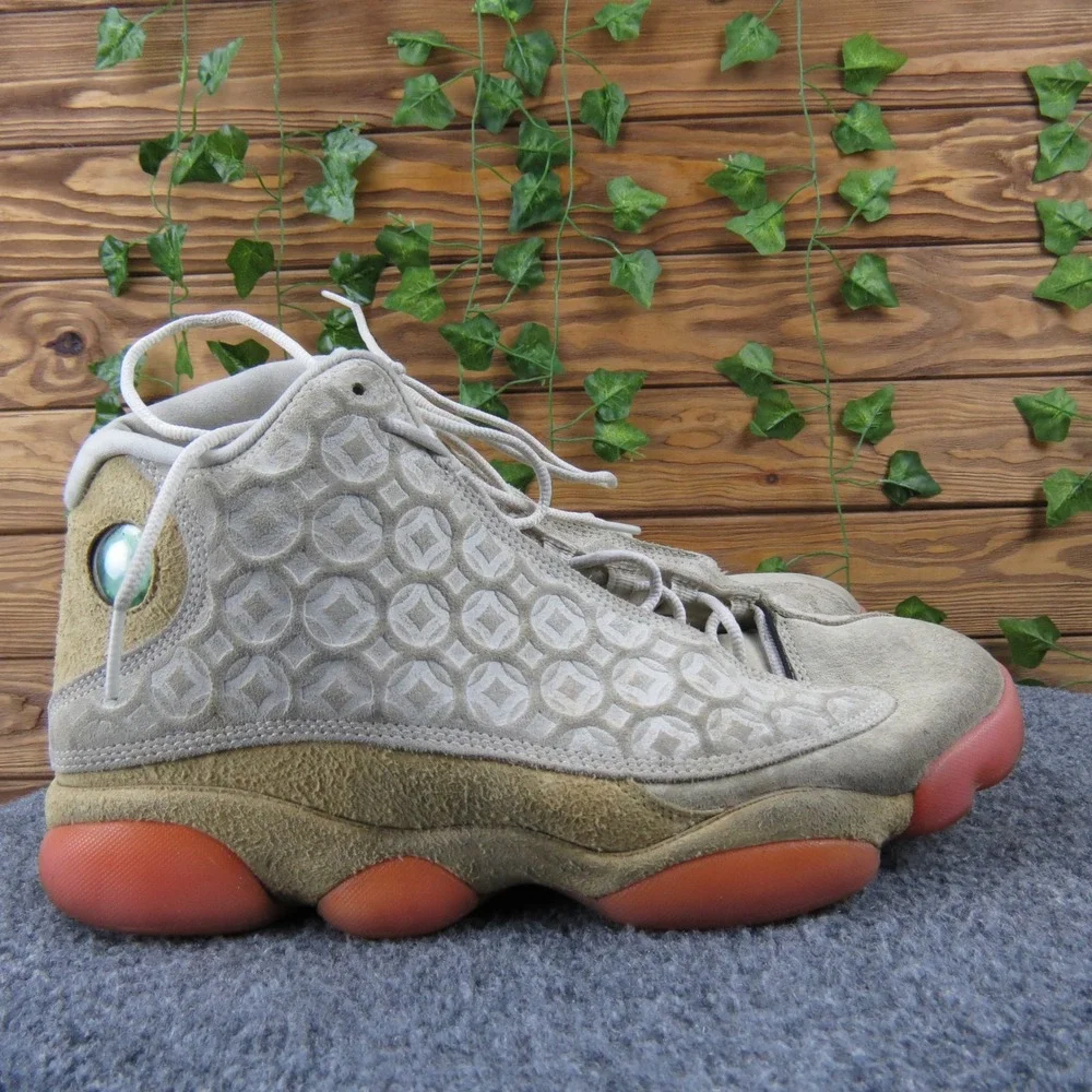 Air Jordan 13 Retro Chinese New Year Men's 10 Pale Ivory‎ Gold Pink Sneaker